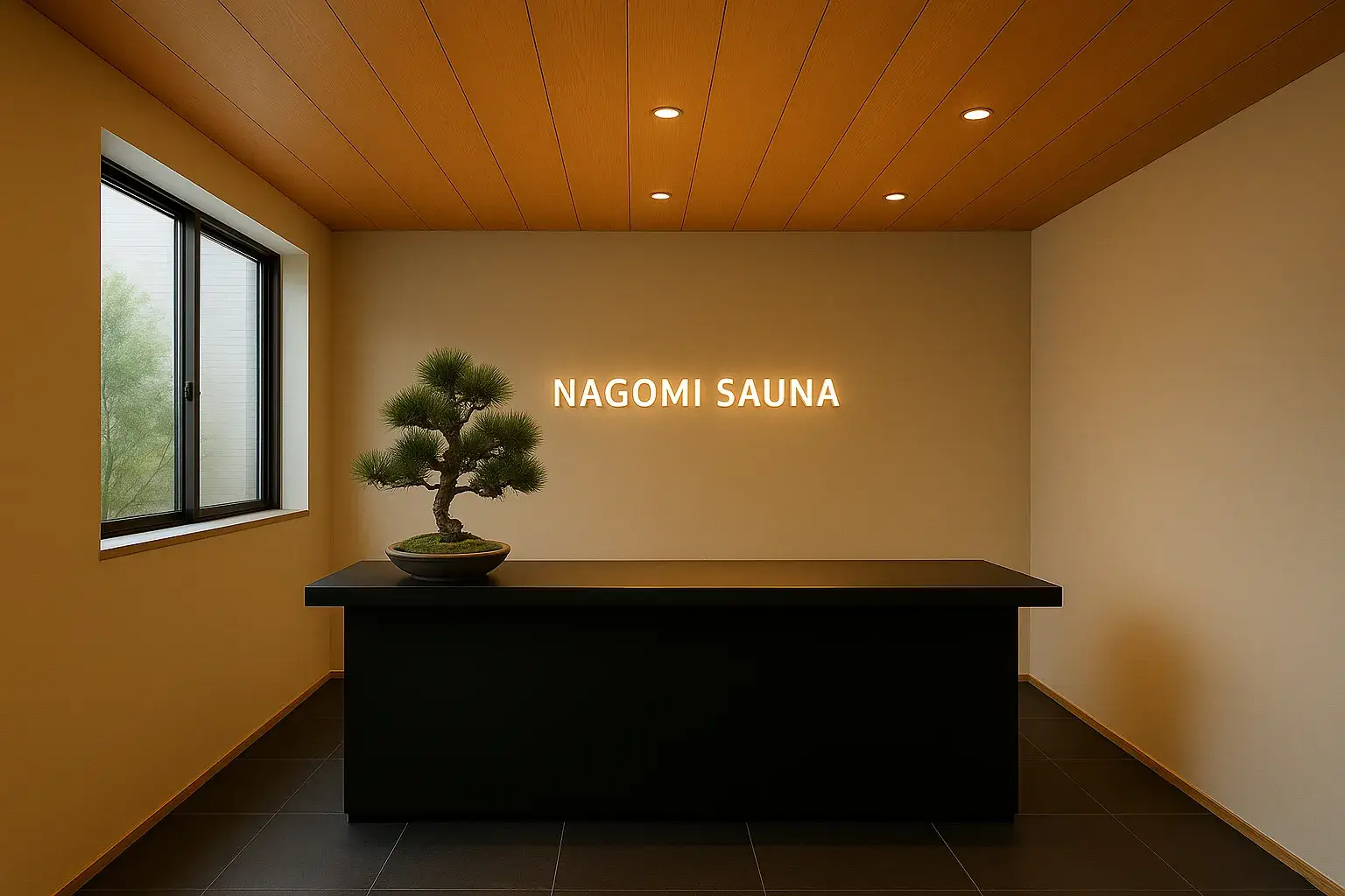 貸切のプライベートサウナ